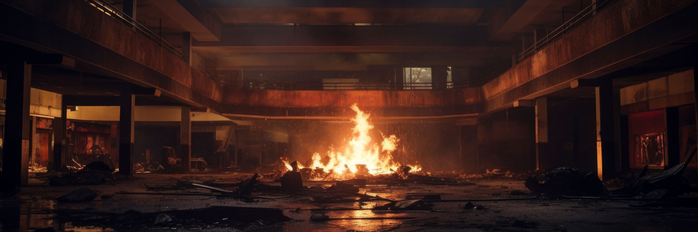 fire damage structure